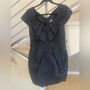 Vintage Marc Jacobs Elegant Black Ruffled Dress